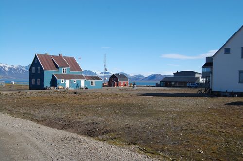The research base at Ny Ålesund, Svalbard