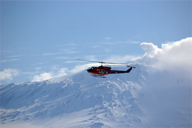helicopter with Erebus