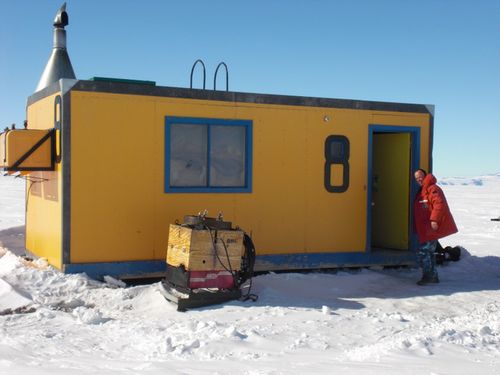 The hut at Cape Armitage.