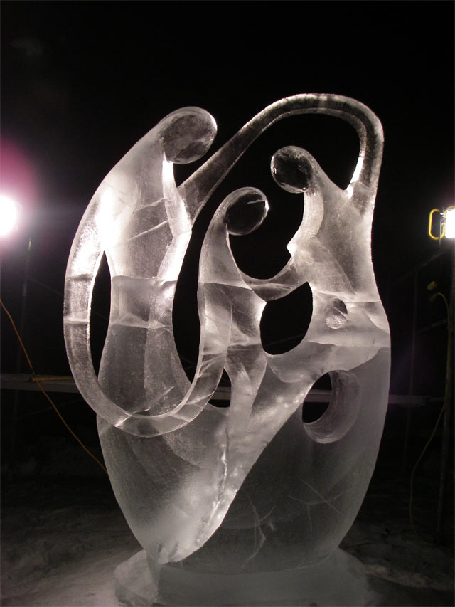 Ice Art Sculpture