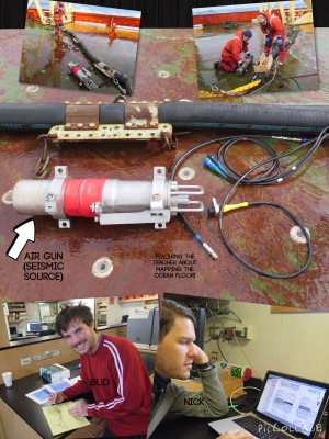 Air gun seismic apparatus