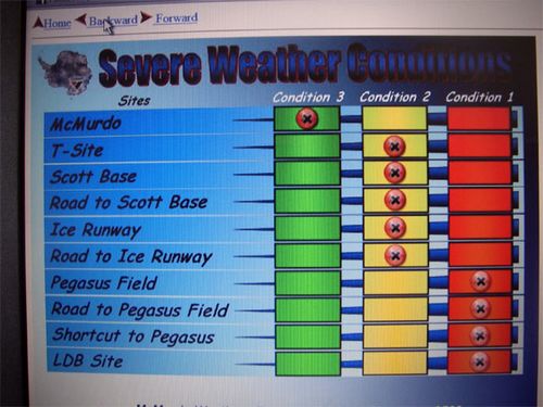 McMurdo Severe Weather Conditions