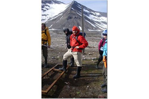 Svalbard REU student Anthony Novak