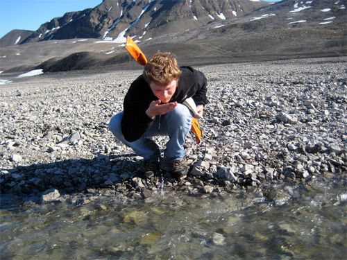 Svalbard REU student David Pompeani