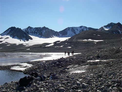 Left Lateral Moraine of the Linne Glacier