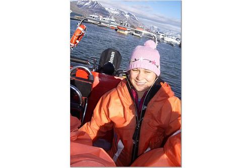 Svalbard REU student Maya Wei-Haas