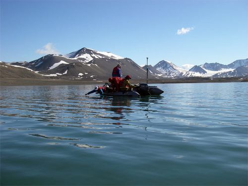 Svalbard REU student Megan Arnold