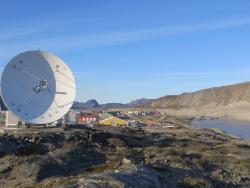 A view of Kangerlussuaq, Greenland. Photo by Emily Dodson.