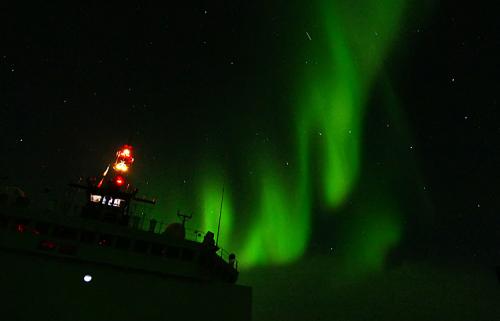 Aurora Borealis &amp; USCGC Healy