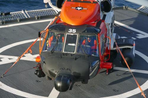 US Coast Guard Sikorsky MH-60T Jayhawk Pilot &amp; Copilot