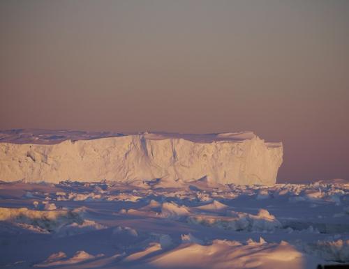 An iceberg off the coast of East Antarctica