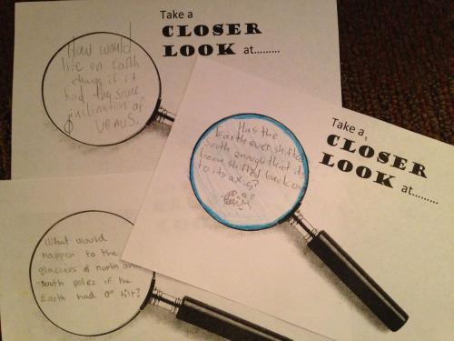 Our very first TAKE A CLOSER LOOK comes from Crockett M., Tom T. and Alhussen A.