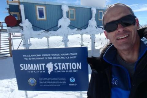 Steve Kirsche at Summit Station