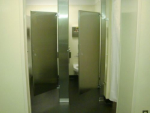 The toilets