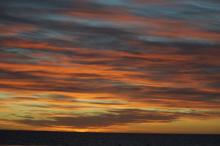 Sun set on the Southern Ocean
