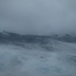The Southern Ocean from the galley port hole