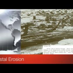 Screen shot of video title Coastal Erosion