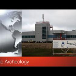Screen shot of video title Arctic Archeology