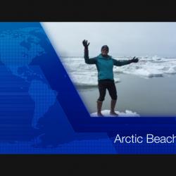 Screen shot of video title Arctic Beaches