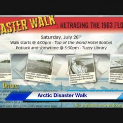 Screenshot of video title Arctic Disaster Walk