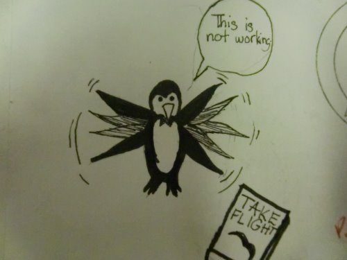 Penguin postcard
