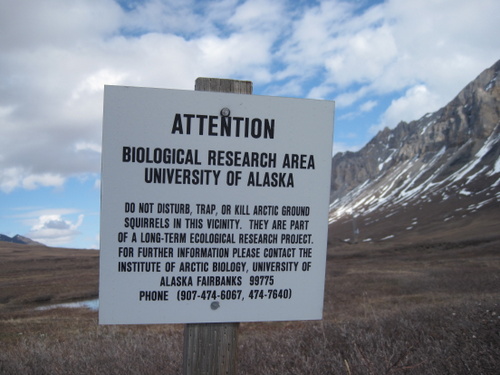 Research sign