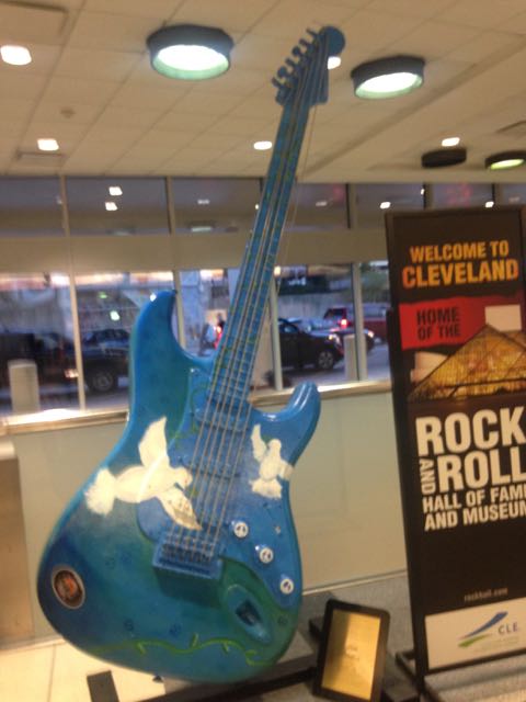 A Guitar in the Cleveland Airport
