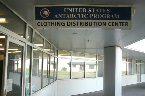 Clothing Distribution Center at the United States Antarctic Program (USAP).