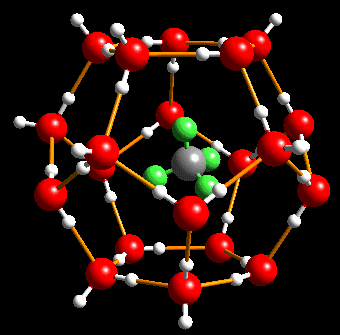 Gas Hydrate Molecular Model