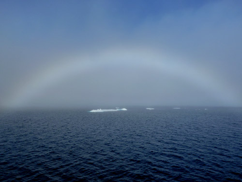 A fog-bow in the Beaufort Sea