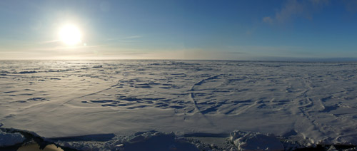 North Polar Sun and Ice