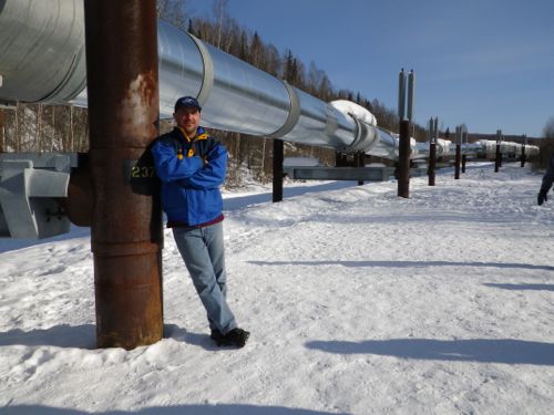 Bruce Taterka at pipeline