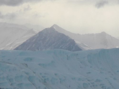 Some of the mountains on the continent  of Antarctica.