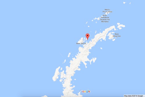 Google Map of Antarctic Peninsula