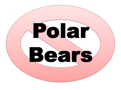 No polar bears