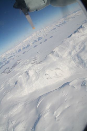 Antarctica, from the plane