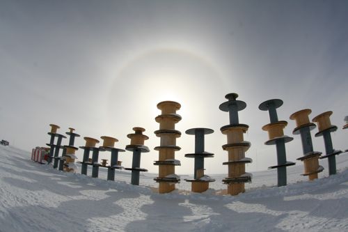 Another picture of Spoolhenge!
