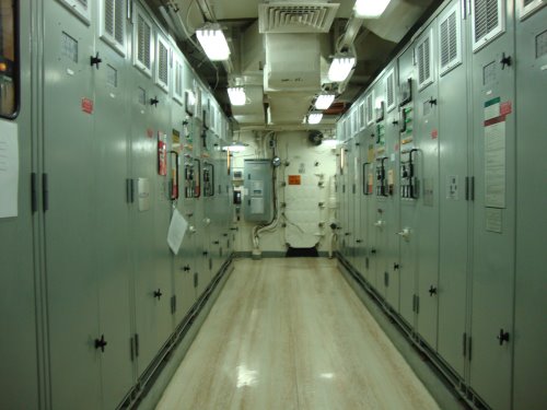 Electrical generator room - 6,600 VOLTS