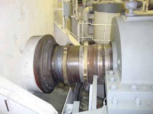 Section of prop shaft - 25 inches in diameter