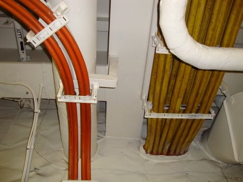 Color coded electric lines