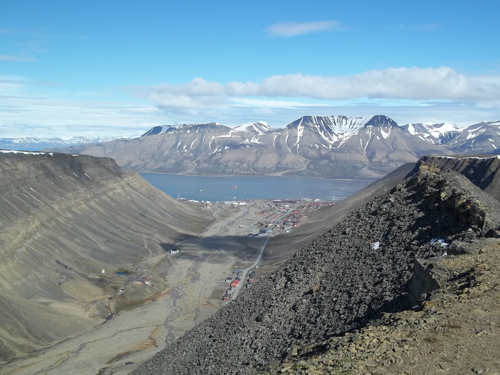 View from Larsbreen