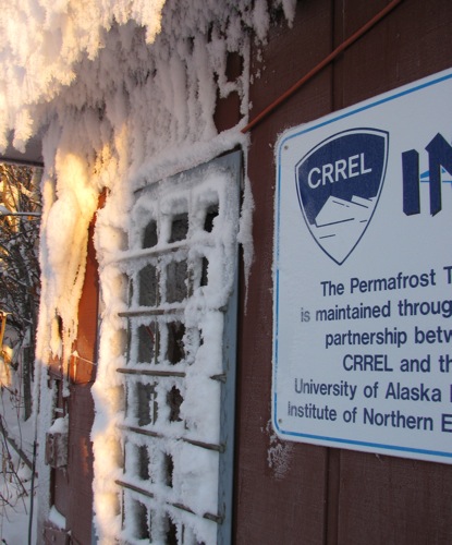 Entrance to the Permafrost Tunnel