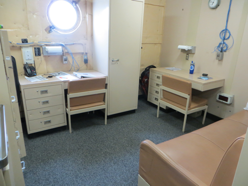Berth space on the Healy