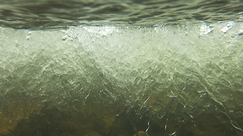 Underwater ice photo