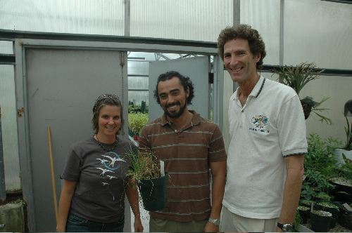 Elizabeth Eubanks, Paulo Olivas and Steve Oberbauer at FIU