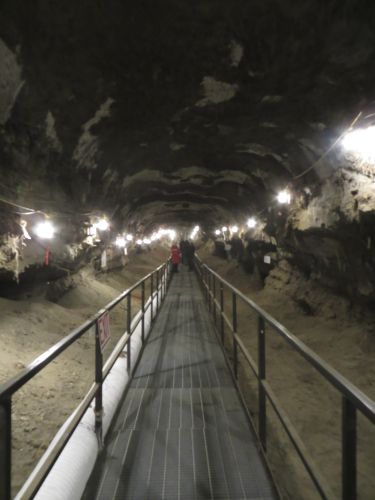 Underground in the Permafrost tunnel
