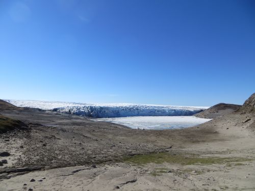The ice sheet near Kangerlussuaq, Greenland