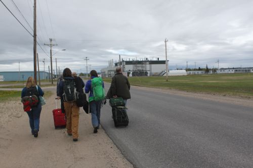 Off to find out barracks at the military base in Goose Bay, Canada