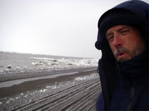 PolarTREC Reporter On the Edge of Chukchi Sea in a Blizzard