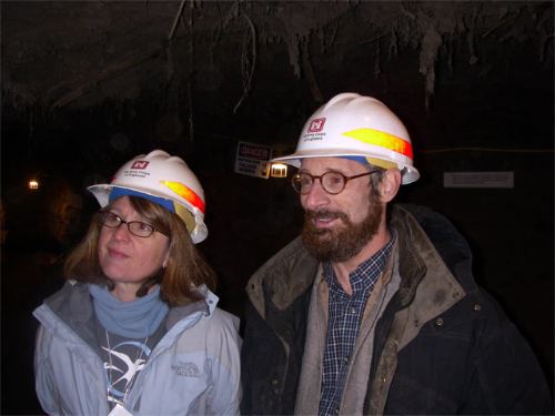 Gerty Ward &amp; Matthew Strum in the Permafrost Tunnel